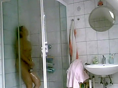 Catching her masturbate in the shower