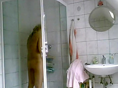 Catching her masturbate in the shower