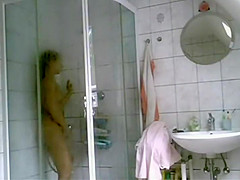 Catching her masturbate in the shower