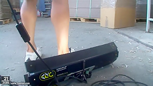 Cathy Heaven is bounding on big stiff cock