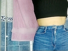 Caught Transparently In Public Restroom Pissing