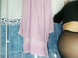 Caught Transparently In Public Restroom Pissing