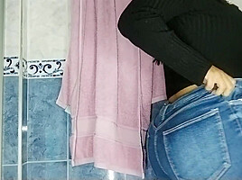 Caught Transparently In Public Restroom Pissing