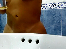 Caught Transparently In Public Restroom Pissing