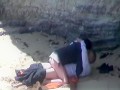 Caught on the beach