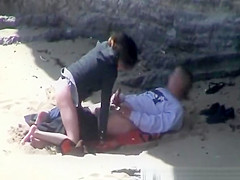 Caught on the beach