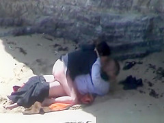 Caught on the beach