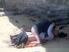 Caught on the beach