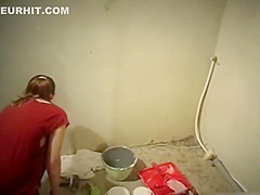 Changing clothes and getting to work