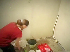 Changing clothes and getting to work