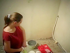 Changing clothes and getting to work