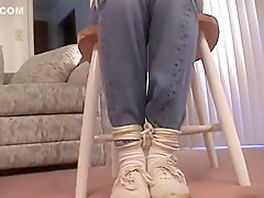 Charmingly Hardcore Bdsm Rope Sex With Anal Action