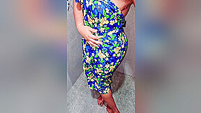 Cheeththa Dress Village Girl Showering In Bathroom