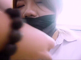 Chinese Girl In Restraints