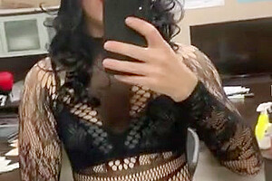 Chrissy Cocoabutter Shemale Tgirl Crossdressing Tranny Rides Dildo Solo