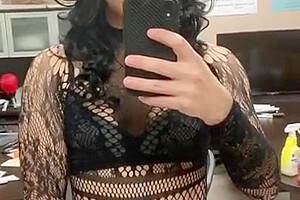 Chrissy Cocoabutter Shemale Tgirl Crossdressing Tranny Rides Dildo Solo