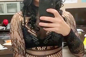 Chrissy Cocoabutter Shemale Tgirl Crossdressing Tranny Rides Dildo Solo