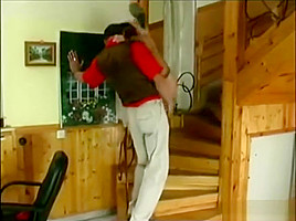 Chubby Redhead Housekeeping Lady