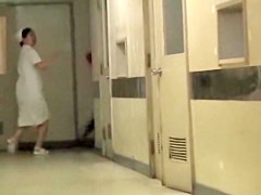 Chubby nurse got her horny bottom sharked in the corridor