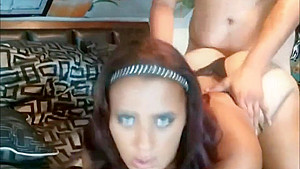 Chunky Chick Fucked With Panties On
