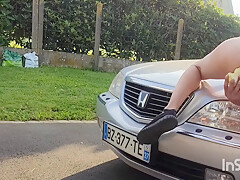Clarabitch Play Anal Outside In Front My Neighbors Compilation