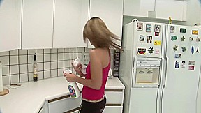 Cleaner fucks her boss