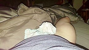 Cleaning off my roommates panties