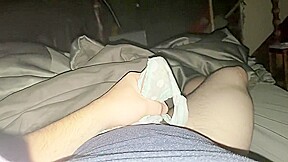 Cleaning off my roommates panties