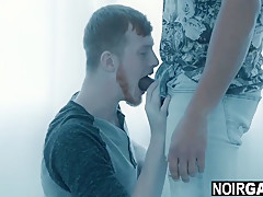 Coalblack Step Papa Catches Gay Step son Sniffing His Jock Pants Gay Interracial Sex