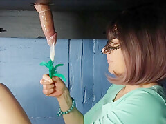 Cock Milking - Cum In Condom - Blowjob - Handjob