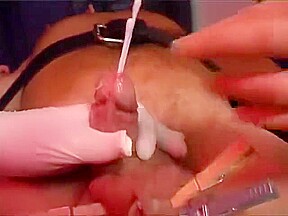 Cock Torture - Sounding with Q tips