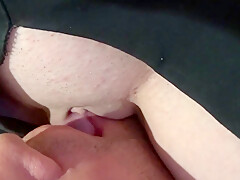 College Girl Gets Her Leggings Ripped Open And Her Pussy Eaten