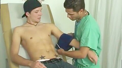 College boy visits a doctor