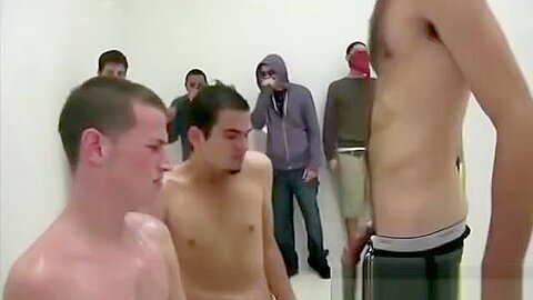 College students 18+ showering then blowjob