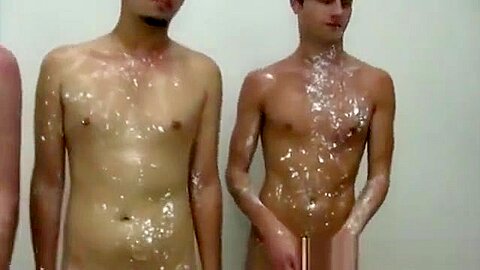 College students 18+ showering then blowjob