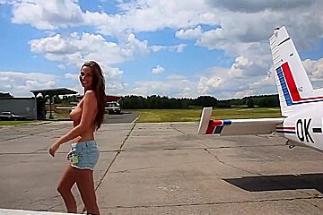 Connie Carter - Naked in the Airplane