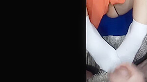 Cool Cum Slicing On A Hot Milf