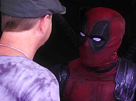 Cosplay MILF gives deepthroating and gagging for facial
