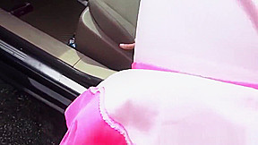 Costumed pickedup teen 18+ pov doggystyle in car