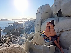 Couple Has Sex On An Empty Beach