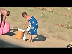 Couple beach  Mature