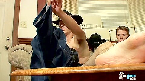 Cowboy Feet And Dick Stroking! - Ty And Lee Barstow