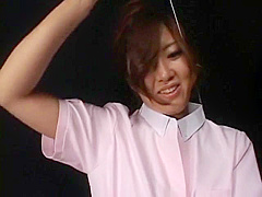 Crazy Japanese model Airi Mizuno in Amazing Handjob, Red Head JAV clip