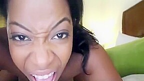 Crazy amateur Close-up, Interracial sex video