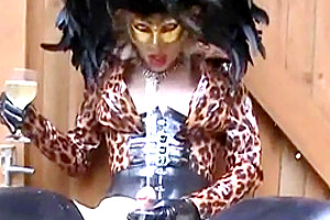 Crazy homemade shemale movie with Dildos/Toys, Outdoor scenes