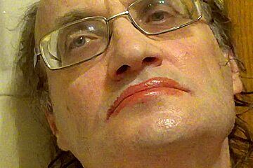 Crossdresser Serge-Ave  In the bathroom