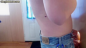 Cumloving gloryhole mature gay sucks rod in home BJ video
