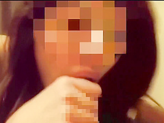 Cumshot On Tongue Sucking And Handjob After Cum  Cock Is Completely Empty
