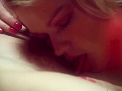 Curly Hair - Classy German Chicks Licking Each Other Hairy Muffs