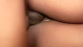 Curvy ebony honey nailed by the hired help